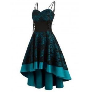 Lace up high law dress